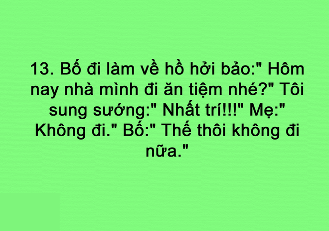 Cười nghiêng ngả với những độc chiêu mượn con cái làm bình phong để “cầm cưa” của bố mẹ  - Ảnh 12.