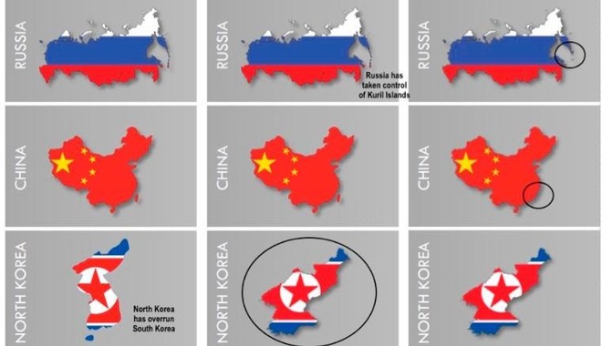 Lầu Năm Góc sai sót in ấn nghiêm trọng, cờ Triều Tiên phủ kín bán đảo liên Triều? - Ảnh 1.