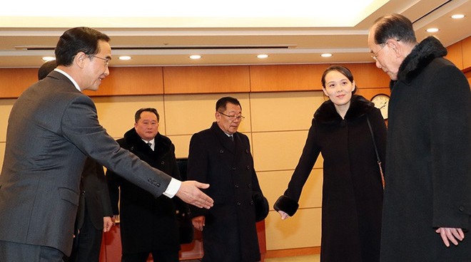 Em gái ông Kim Jong Un tươi tắn trong những hình ảnh đầu tiên tại Hàn Quốc - Ảnh 7.
