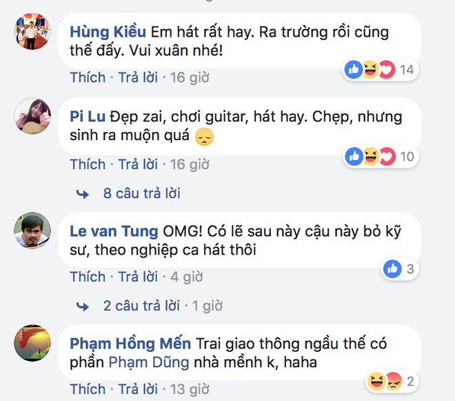 Clip: Nếu bạn nghĩ trai học Giao thông khô khan thì nên xem ngay tiết mục văn nghệ ngọt như mía này - Ảnh 2.