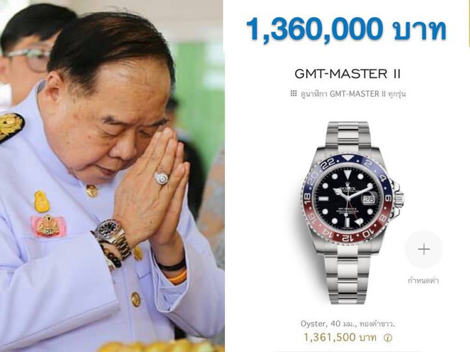 Bị bóc mẽ đeo đồng hồ tiền tỷ, Tướng Thái Lan thanh minh: Đây là đồ đi mượn - Ảnh 1.