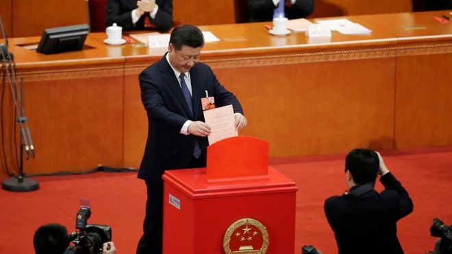Biểu quyết trước Quốc hội: Nhiều khu vực bảo mật được thiết kế cho đại biểu Trung Quốc - Ảnh 1.
