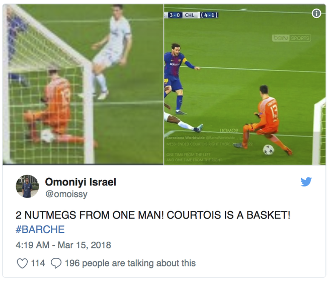 Thủ môn Courtois bị troll không thương tiếc sau màn bị Messi xâu kim đúp - Ảnh 5.