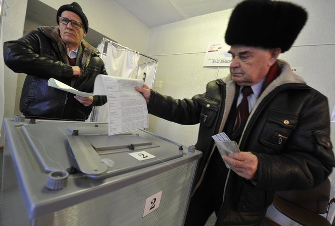 [CẬP NHẬT] Tổng tuyển cử Nga 2018: Ukraine tăng cường vệ binh ngăn công dân Nga đi bỏ phiếu - Ảnh 1.