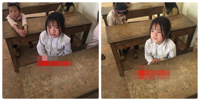Cô bé dân tộc Dao trong lớp học khiến dân mạng chú ý vì quá dễ thương - Ảnh 2.