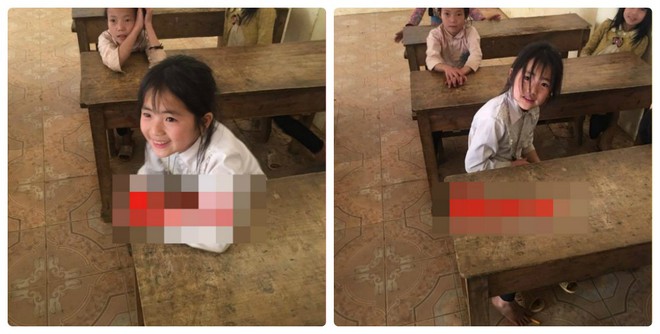 Cô bé dân tộc Dao trong lớp học khiến dân mạng chú ý vì quá dễ thương - Ảnh 1.