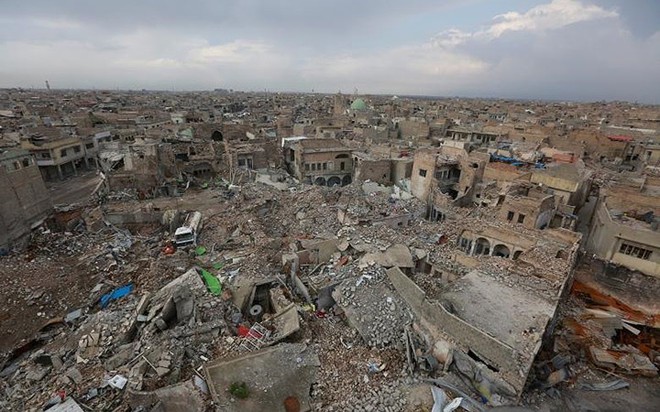 Mosul- “Nấm mồ khổng lồ” bên dưới chiến thắng IS - Ảnh 1.