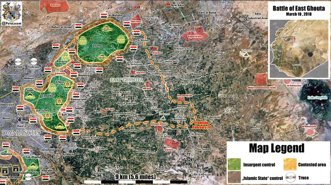 Bị QĐ Syria đánh tơi tả, nhóm đối lập lớn thứ hai tại Đông Ghouta quỳ gối xin tha - Ảnh 2.