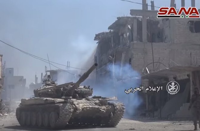 Bị QĐ Syria đánh tơi tả, nhóm đối lập lớn thứ hai tại Đông Ghouta quỳ gối xin tha - Ảnh 1.