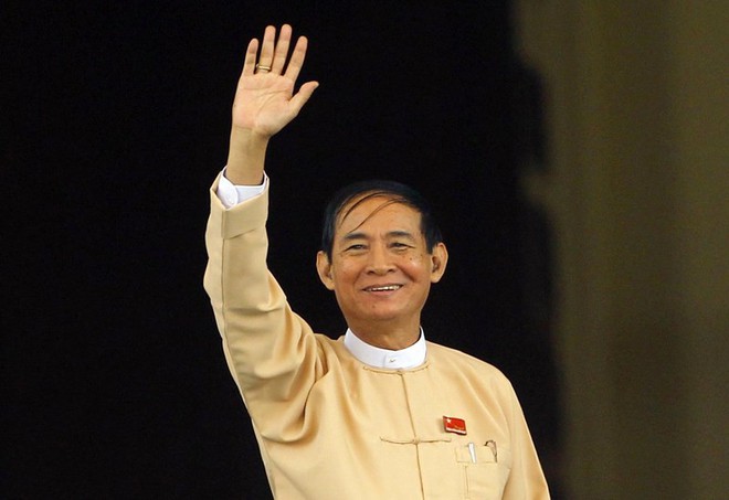Đồng minh bà Suu Kyi trở thành tân tổng thống Myanmar - Ảnh 1.