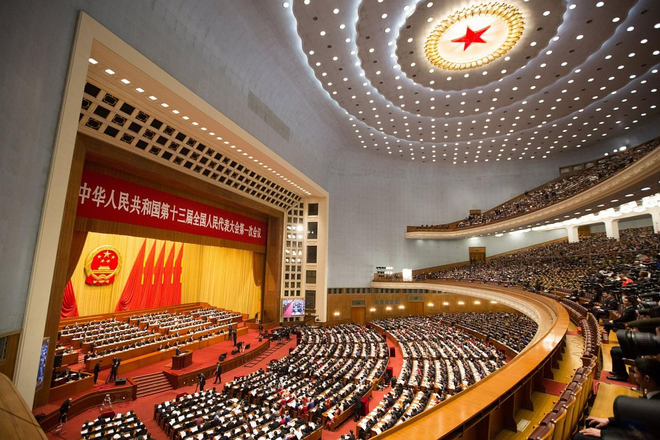 Những hình ảnh ấn tượng tại phiên khai mạc Lưỡng hội Trung Quốc 2018 - Ảnh 2.