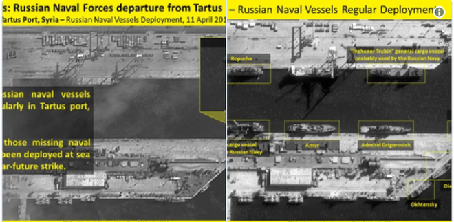 11 tàu chiến Nga rời cảng ở Syria? - Ảnh 1.