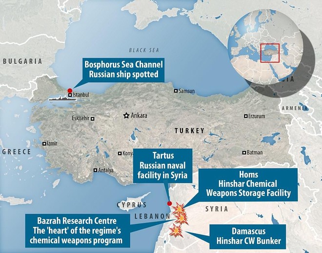 Nga cấp tốc chở vũ khí sang tiếp sức cho Syria: Hầm tàu chất đầy tên lửa phòng không? - Ảnh 6.