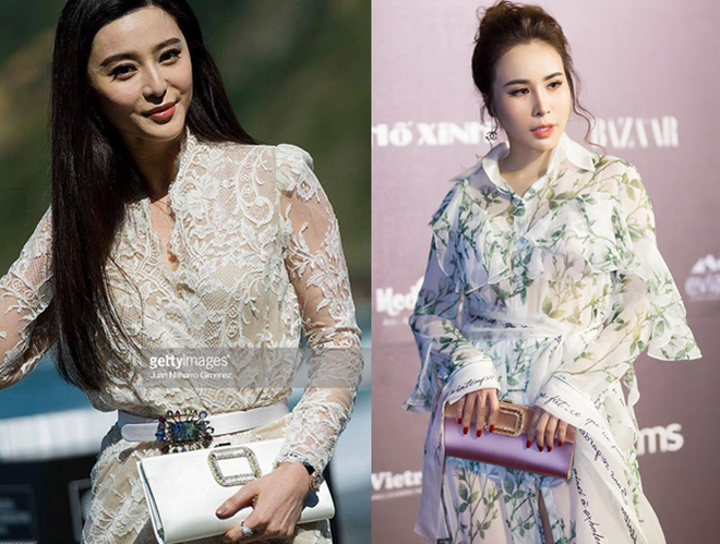 Hoa hậu Hoàng Dung gợi cảm và bay bổng trên thảm đỏ Fashion Week - Ảnh 2.