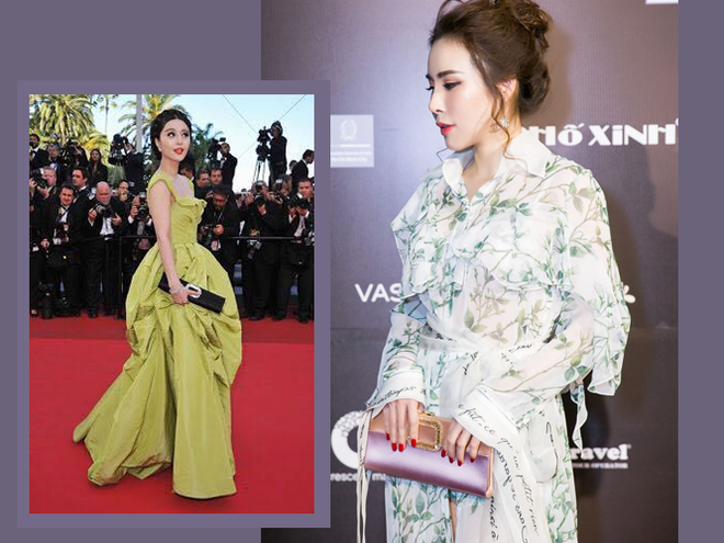 Hoa hậu Hoàng Dung gợi cảm và bay bổng trên thảm đỏ Fashion Week - Ảnh 3.