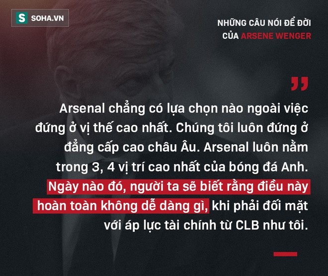 Arsene Wenger: Mỗi thất bại với tôi đều là một vết sẹo trong tim - Ảnh 2.