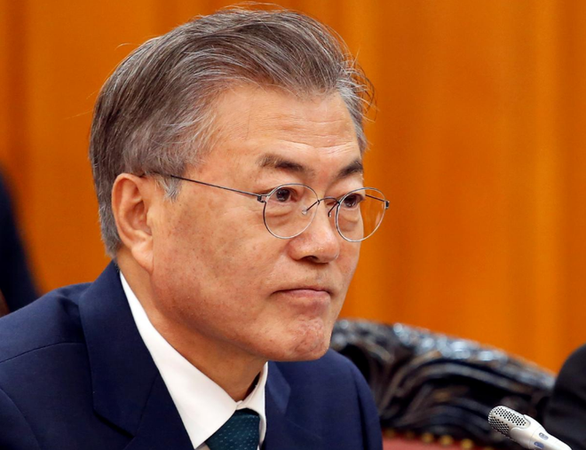 Tổng thống Hàn Quốc nói ông Kim Jong-un muốn phi hạt nhân hóa hoàn toàn - Ảnh 1.