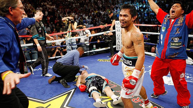 Cãi thầy, Pacman “chốt hạ” trận gặp Matthysse - Ảnh 1.