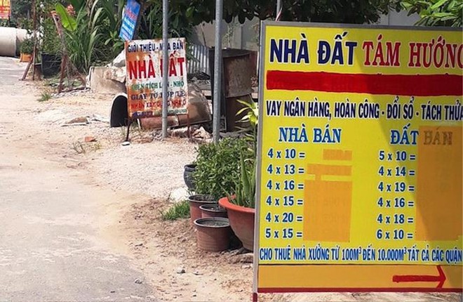 [Ảnh] “Sốt” đất nền lan khắp Sài Gòn, đua nhau tách thửa bán nền - Ảnh 4.