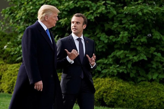 Ông Macron mang sứ mệnh châu Âu đến Mỹ - Ảnh 3.
