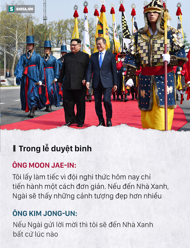 Những đoạn đối thoại thú vị giữa 2 ông Kim Jong-un và Moon Jae-in ở thượng đỉnh liên Triều - Ảnh 3.