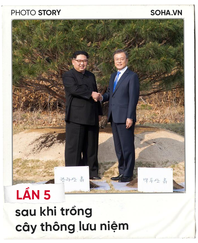 [PHOTO STORY] - 7 cái bắt tay lịch sử giữa hai miền Triều Tiên - Ảnh 5.