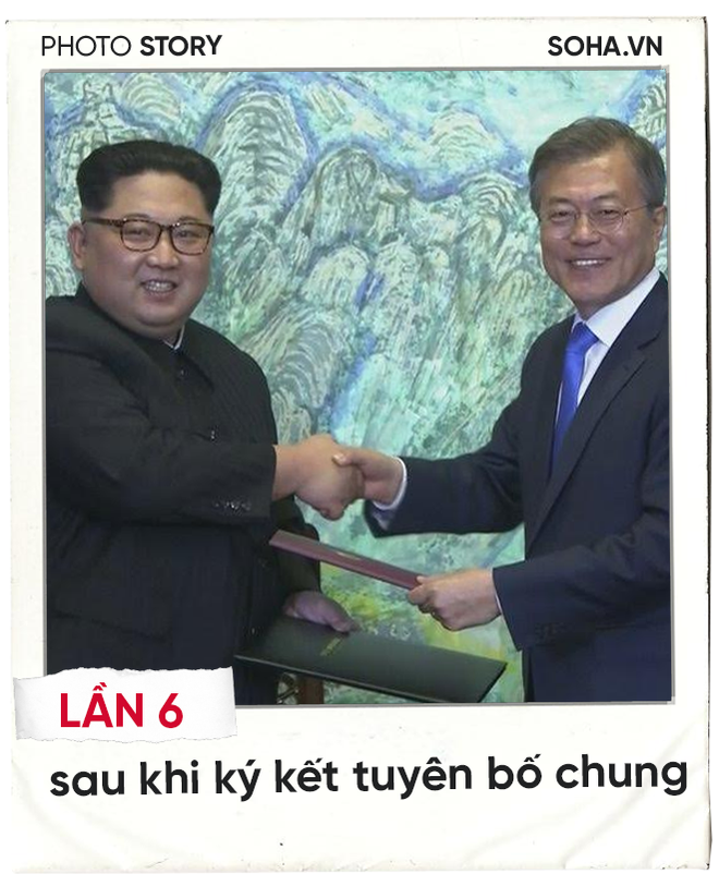[PHOTO STORY] - 7 cái bắt tay lịch sử giữa hai miền Triều Tiên - Ảnh 6.