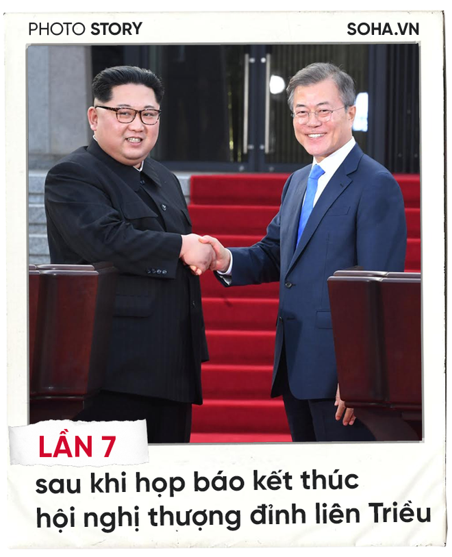 [PHOTO STORY] - 7 cái bắt tay lịch sử giữa hai miền Triều Tiên - Ảnh 7.
