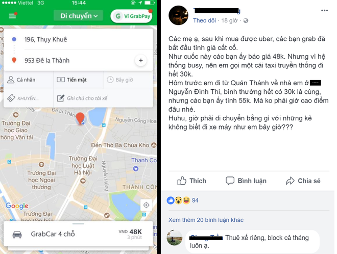 Grab bị khách tố tăng giá, tài xế Uber rủ nhau sang VATO, T.NET - Ảnh 1.