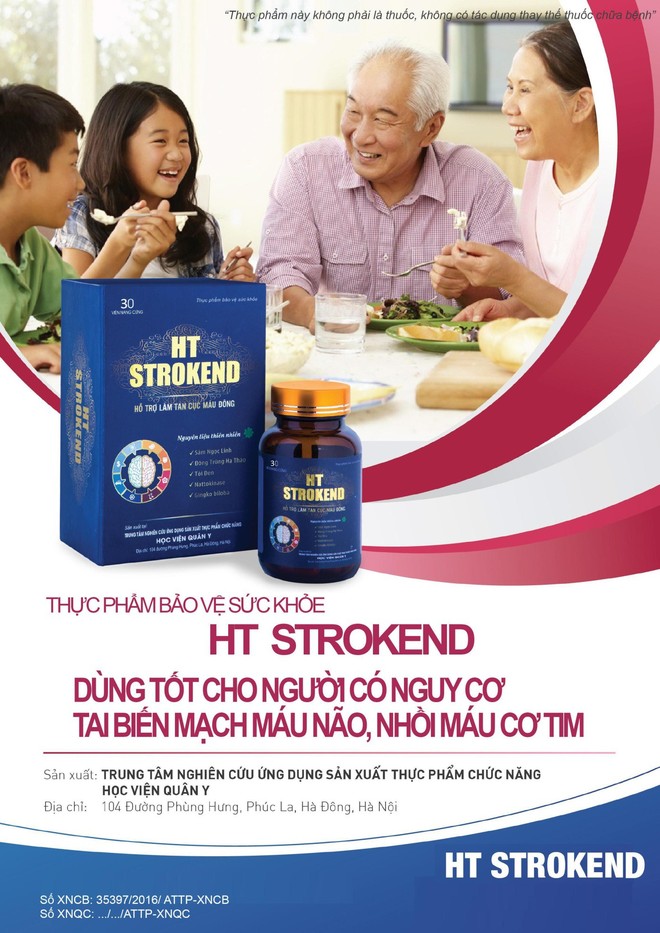 HT Strokend với các thảo dược quý hỗ trợ phòng ngừa đột quỵ do cục máu đông - Ảnh 2.