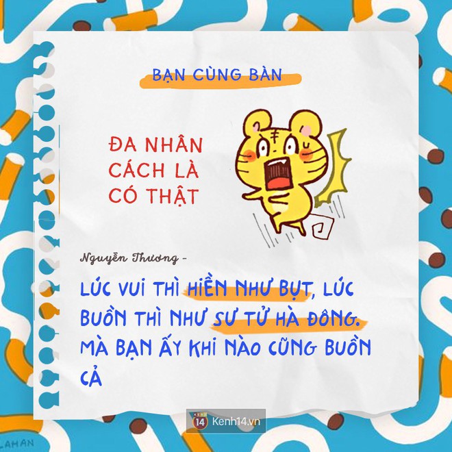 Chúng ta ai cũng có một đứa bạn cùng bàn hiền cứ như sư tử Hà Đông - Ảnh 5.