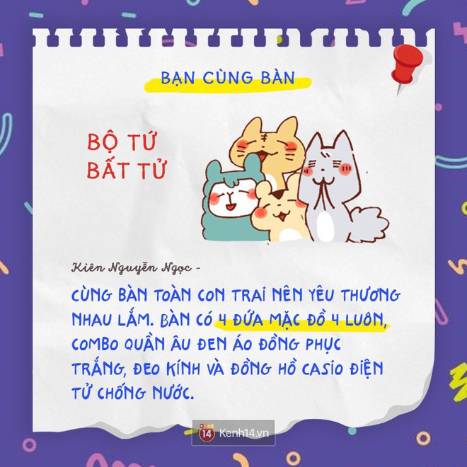 Chúng ta ai cũng có một đứa bạn cùng bàn hiền cứ như sư tử Hà Đông - Ảnh 8.