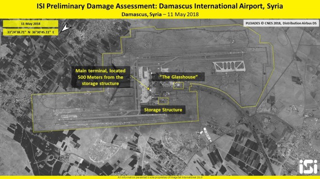 Tên lửa Israel tàn phá sân bay quốc tế Damascus, Syria: Thiệt hại nặng nề - Ảnh 2.