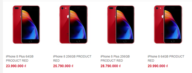 iPhone 8/8 Plus màu đỏ chính hãng lên kệ tại Việt Nam, giá từ 21 triệu đồng - Ảnh 1.