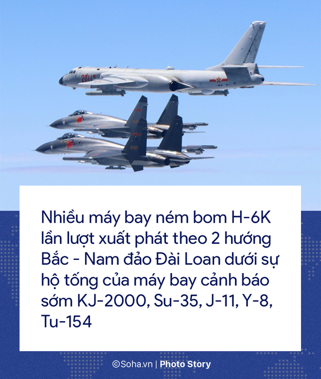 [Photo Story] Cơn ác mộng Su-35 bị bám đuôi trong lần đầu tiên hộ tống H-6K vờn Đài Loan - Ảnh 2.