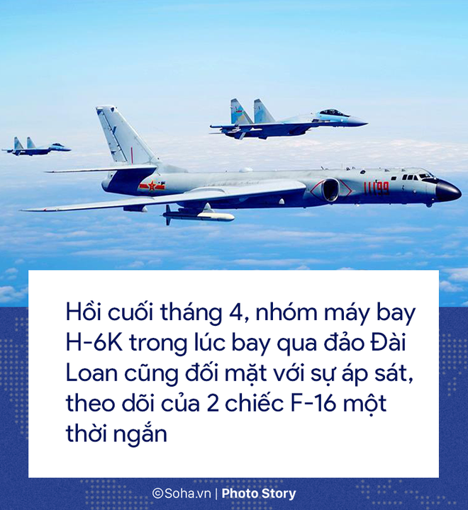 [Photo Story] Cơn ác mộng Su-35 bị bám đuôi trong lần đầu tiên hộ tống H-6K vờn Đài Loan - Ảnh 7.