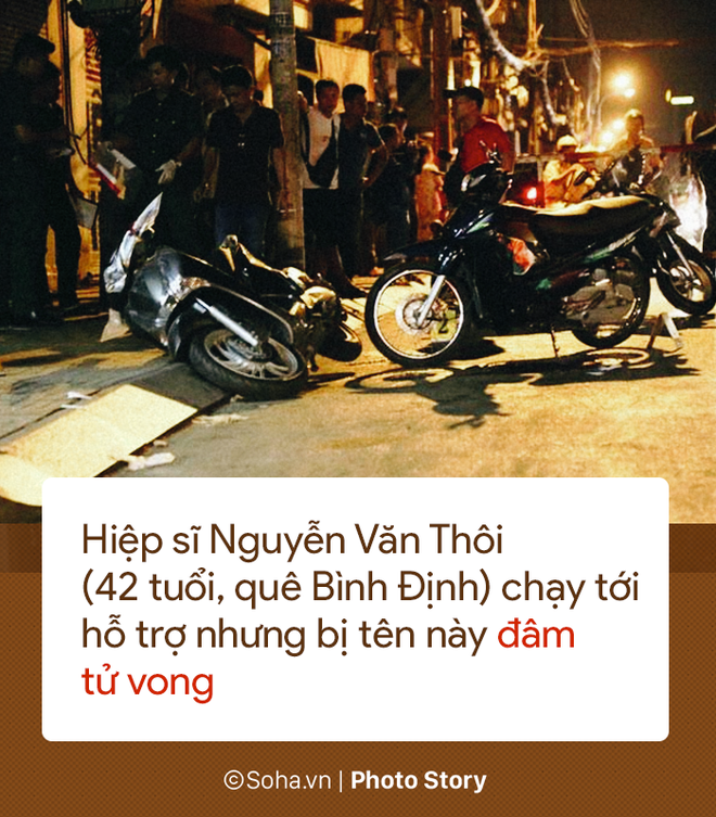 [PHOTO STORY] 13 giây gây án của tên cướp Tài mụn khi bị các hiệp sĩ vây ráp - Ảnh 11.