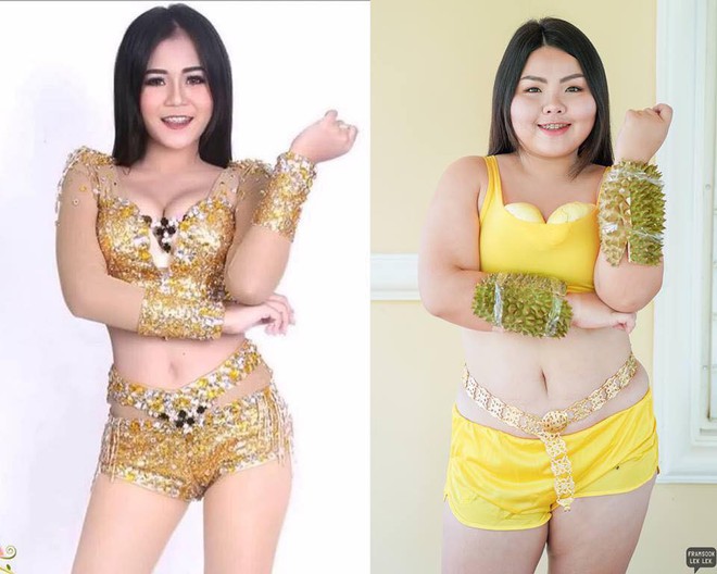 Cosplay hàng hiệu thời trang bằng cách tự làm váy áo bằng đồ ăn, cô bạn Thái Lan tự tin chặt chém mọi nhân vật đình đám - Ảnh 12.