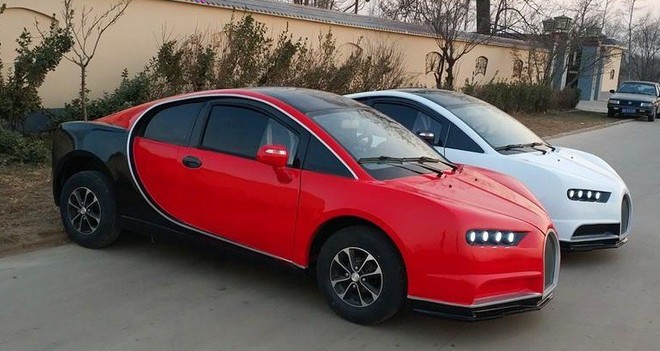 ‘Phát sốt’ ô tô ‘made in China’ ‘nhái’ giống y hệt siêu xe Bugatti, giá chỉ 112 triệu đồng - Ảnh 1.