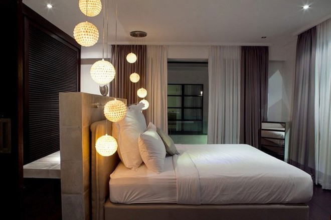 Ý tưởng trang trí phòng ngủ bằng đèn tuyệt đẹp - Ảnh 12.