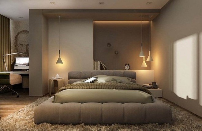 Ý tưởng trang trí phòng ngủ bằng đèn tuyệt đẹp - Ảnh 8.