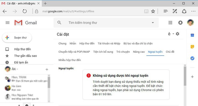 Hướng dẫn sử dụng Gmail không cần kết nối mạng - Ảnh 1.