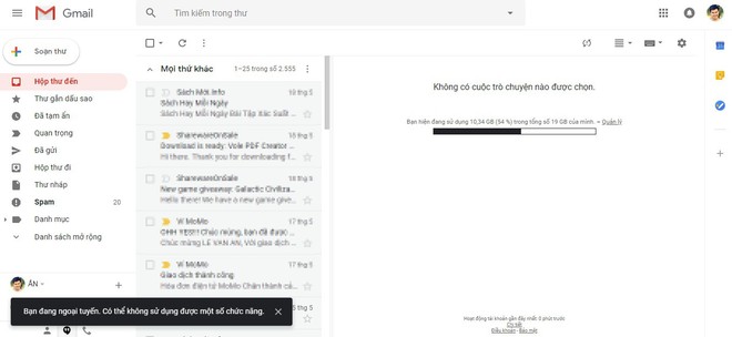Hướng dẫn sử dụng Gmail không cần kết nối mạng - Ảnh 6.