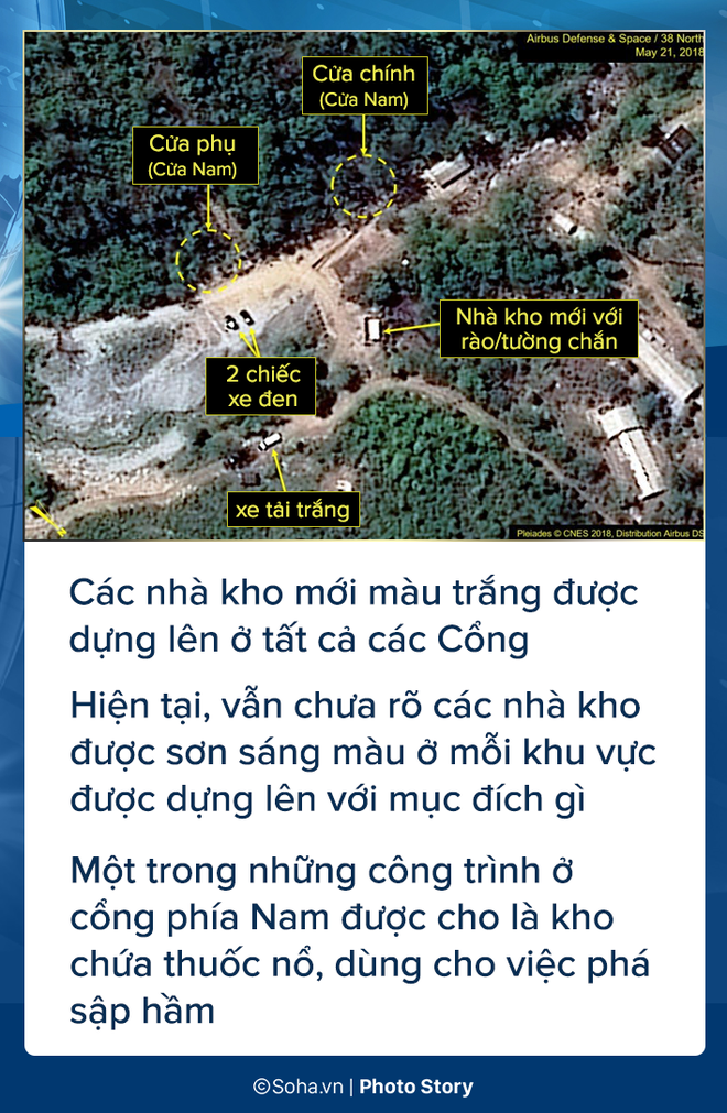 [PHOTO STORY] Bãi thử nghiệm hạt nhân Punggye-ri thay đổi chóng mặt trước giờ G - Ảnh 6.