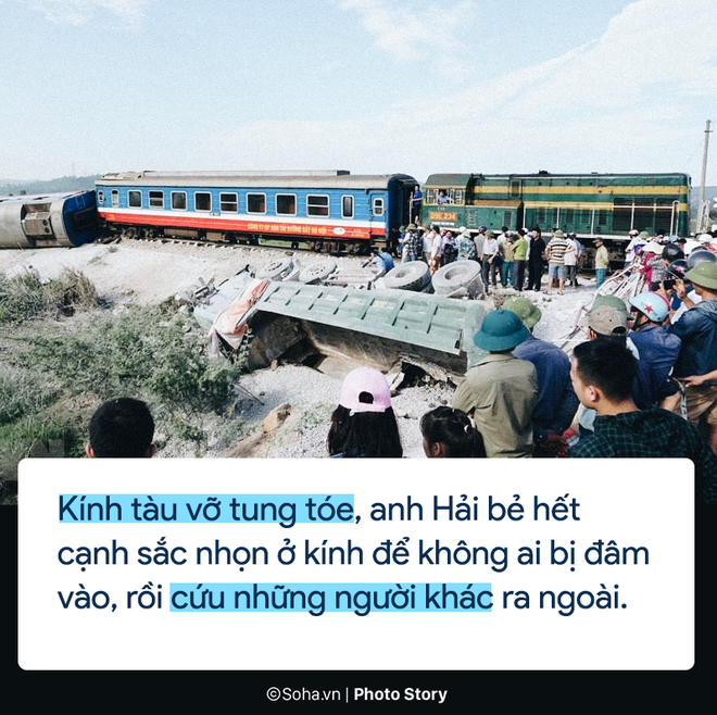 [PHOTO STORY] Chuyện cảm động trên chuyến tàu hoạn nạn: Khách Tây làm bậc thang giúp khách Việt thoát khỏi toa tàu lật - Ảnh 2.