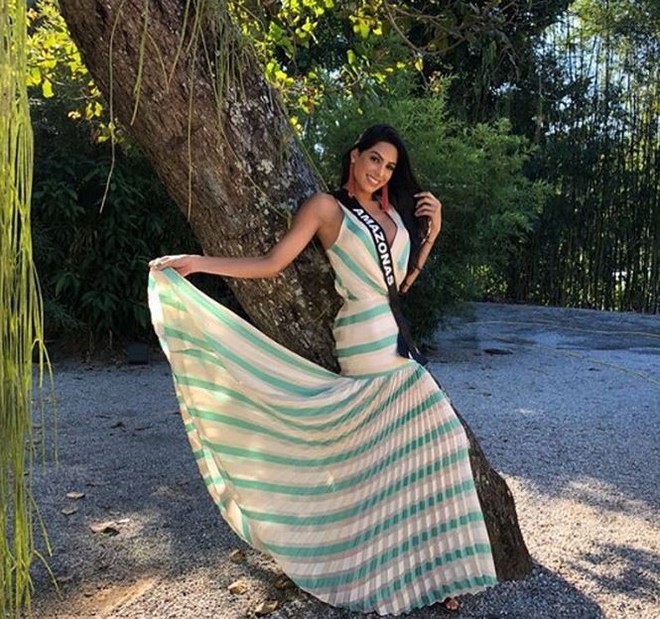 Đường cong rực lửa của nữ phóng viên lên ngôi Hoa hậu Brazil 2018  - Ảnh 13.