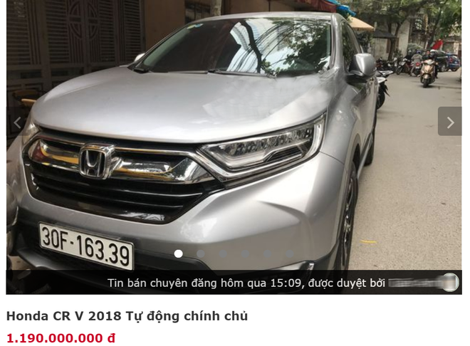 Honda CR-V 2018 đã qua sử dụng rao bán đắt hơn hàng mới 117 triệu đồng - Ảnh 2.