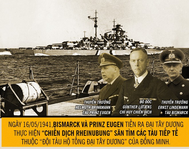 [Photo Story] Cuộc truy kích điên cuồng hạ gục thiết giáp hạm lớn nhất của phát xít Đức - Ảnh 2.