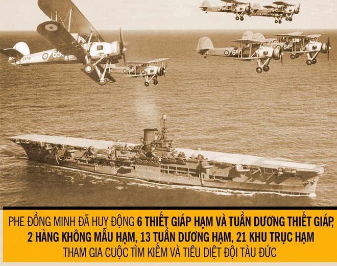 [Photo Story] Cuộc truy kích điên cuồng hạ gục thiết giáp hạm lớn nhất của phát xít Đức - Ảnh 9.