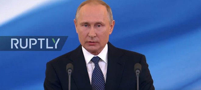 Trực tiếp: Tổng thống Putin đọc lời tuyên thệ nhậm chức - Ảnh 1.